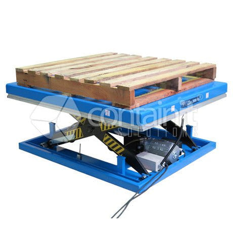 Electric Lift Tables & Pallet Positioners - Containit Solutions
