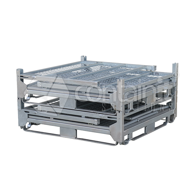 Galvanized Pallet Cage – Collapsible & Heavy Duty