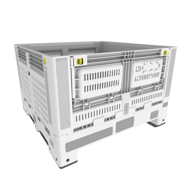Collapsible Plastic Pallet Box - Vented - Containit Solutions