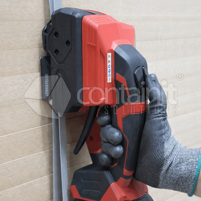 Cordless Strapping Machine & Dispenser - PET Strapping Dispenser - Containit Solutions