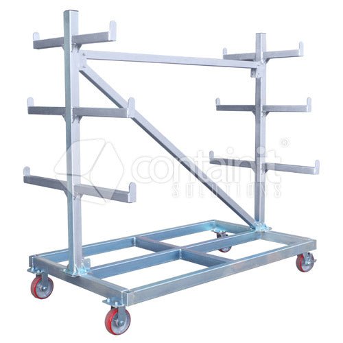 Post & Pipe Mobile Racks - Containit Solutions