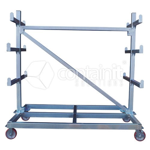 Post & Pipe Mobile Racks - Containit Solutions