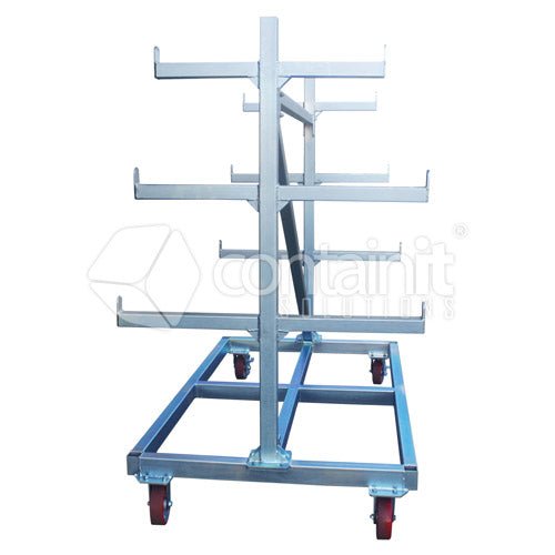 Post & Pipe Mobile Racks - Containit Solutions