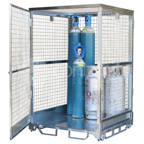 1800 Gas Cylinder Storage Cage - Containit Solutions