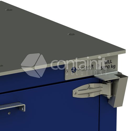 2.3m 5000kg Heavy Duty Workbench - 2.3m Workbench with Lockable Doors - Containit Solutions