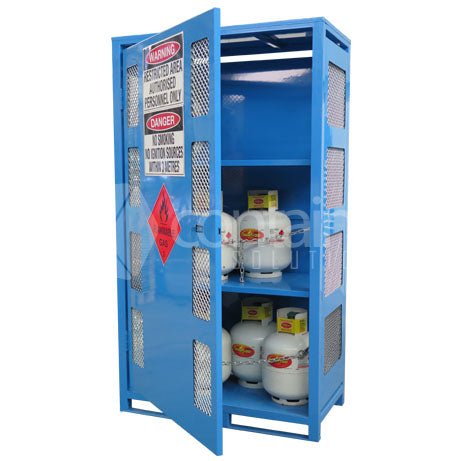 Premium 9kg LPG Gas Cylinder Storage Cage - Containit Solutions