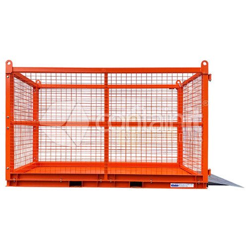 Supersize Crane Cage - Supersize Crane Cage With Ramp - Containit Solutions