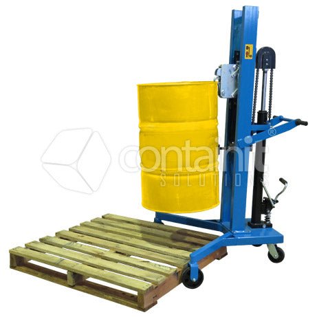 Manual Drum Depalletister & Stacker - Containit Solutions