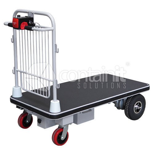 Electric Caged Platform Trolley - Containit Solutions