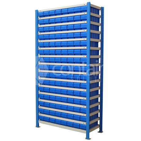 Storeman® Easy Rack Small Parts Storage Shelving with Buckets – Containit  Solutions
