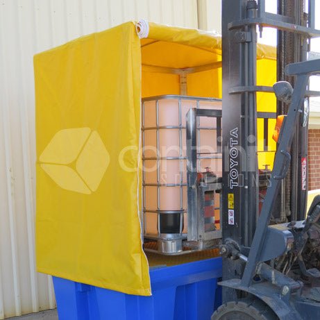 Poly 1 x 1000L IBC Bund Pallet - 1150L - Containit Solutions