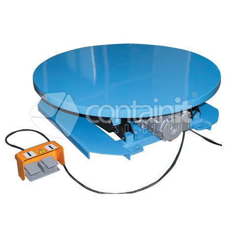2000kg Capacity Rotating Electric Lift Table - Containit Solutions