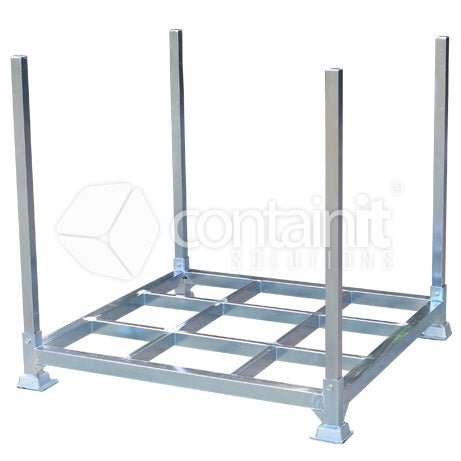 770mm & 110mm Post & Pipe Stillages - 1100mm High Post & Pipe Stillage - Containit Solutions