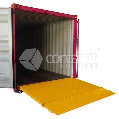 Self-Leveling Forklift Container Ramp - 6500kg Self Levelling Container Ramp - Containit Solutions