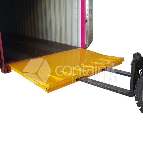 Self-Leveling Forklift Container Ramp - 6500kg Self Levelling Container Ramp - Containit Solutions