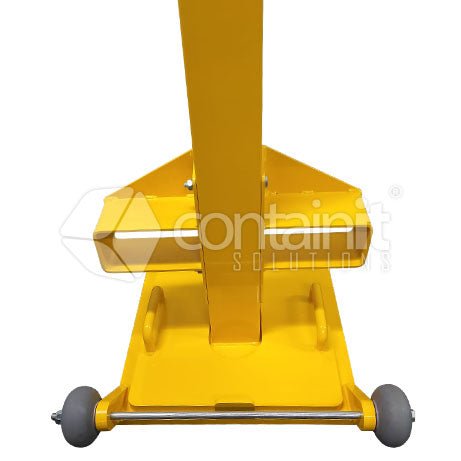 Heavy Duty Mobile Bollard for Retractable Belt Barriers - Containit Solutions