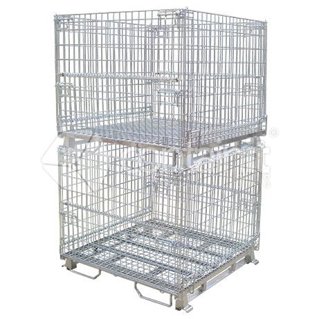 Full Height Wire Mesh Cage - Containit Solutions