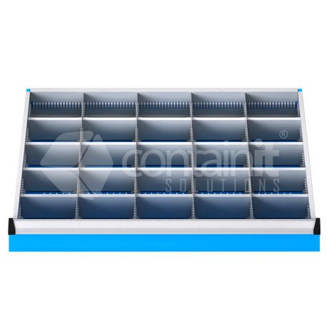 Storeman® Metal Drawer Divider Compartment Insert Options - 75mm - Containit Solutions