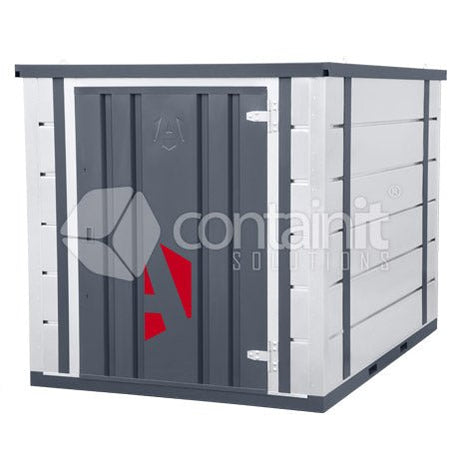 Flatpacked Site Storage Container - Size 1 - 2075W x 1120D x 2160mm High - Containit Solutions