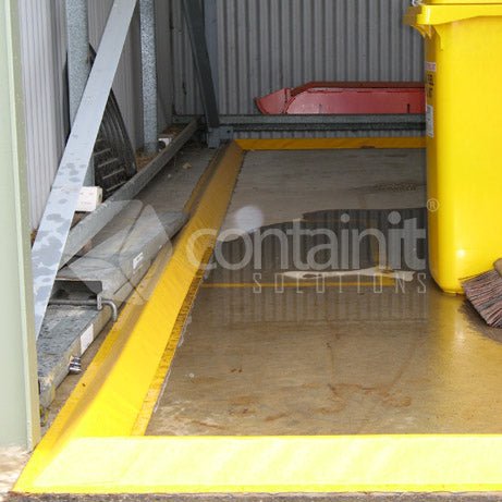 Flexible Drive Over Bunding - 2m Long x 50mm High Flexible Triangular Drive Over Bund - Containit Solutions