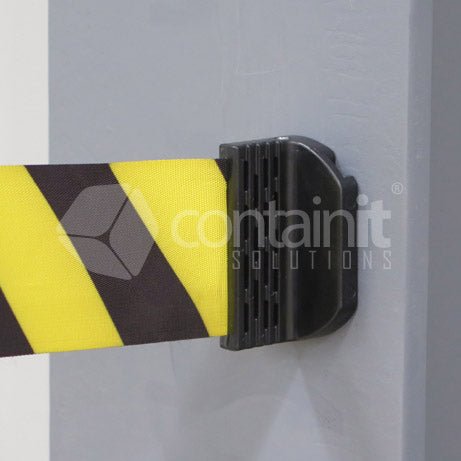 9m Magnetic/Suction Mount Retractable Belt Barrier - Containit Solutions