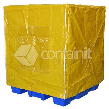 PVC Weathercover with Zips & Frame–Suits C4DBP-P - Containit Solutions