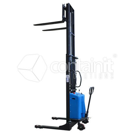 Semi-Electric Straddle Stacker - Containit Solutions