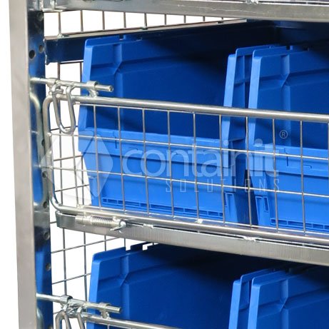 1800 Logistics & Storage Cage with Centre Dividing Panel - Containit Solutions