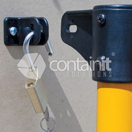 Multi-Purpose Expandable Barriers - Optional Locking Castor (1 unit per leg) - Containit Solutions