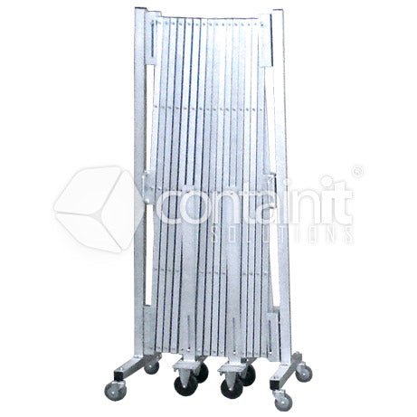 Large Portable Expandable Barrier - Large Portable Expandable Barrier - Containit Solutions