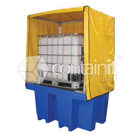 PVC Weathercover with Frame & Zips – Suits CIBCB1-P - Containit Solutions