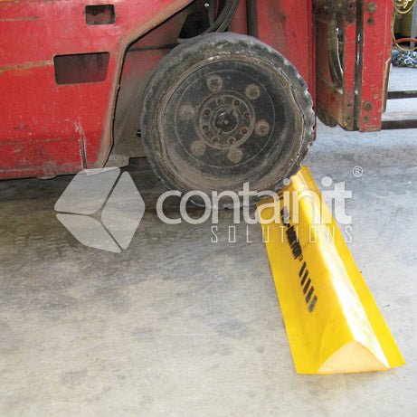 Flexible Drive Over Bunding - 2m Long x 50mm High Flexible Triangular Drive Over Bund - Containit Solutions