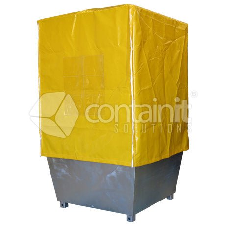 Metal 1 x 1000L IBC Bund Pallet - 1100L - Containit Solutions
