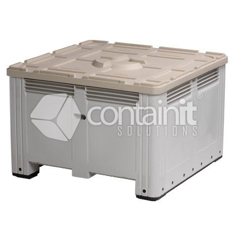 Solid 780L Large Square Plastic Box - Containit Solutions