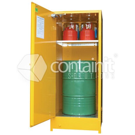 Extra Large Class 3 Flammable Liquids Cabinets - 250L - Containit Solutions