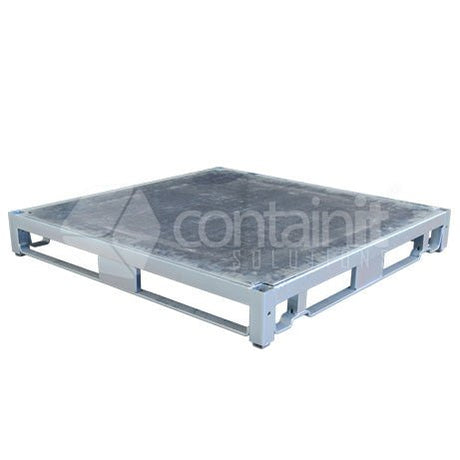 Heavy Duty Steel Pallets - Galvanized Sheet Deck - Containit Solutions