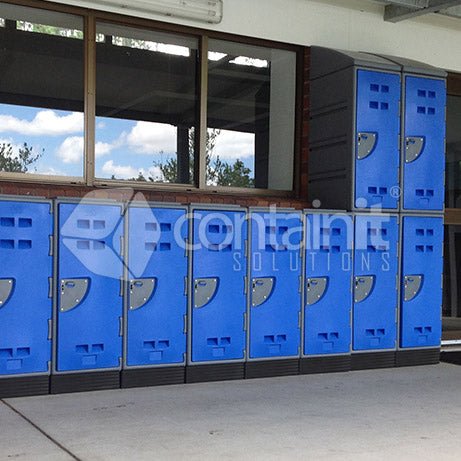 Heavy Duty Poly Lockers - 1 Door Small Locker - Containit Solutions