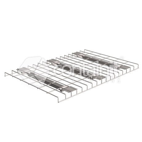 Mesh deck with 3 support channels - Containit Solutions