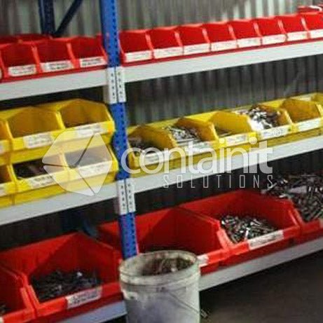 Stackable Plastic Parts Bin - Small - Containit Solutions