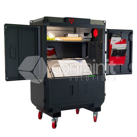 Construction Machine Storage Box Site Storage Boxes | Heavy-Duty Construction Site Tool Boxes