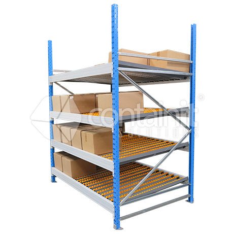 Gravity Feed Carton Flow Racks - Containit Solutions