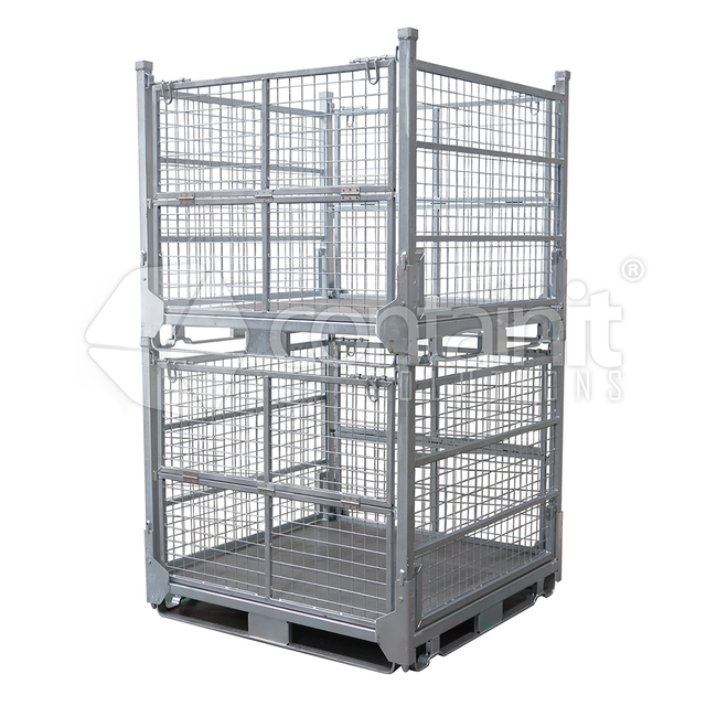 Galvanized Pallet Cage – Collapsible & Heavy Duty