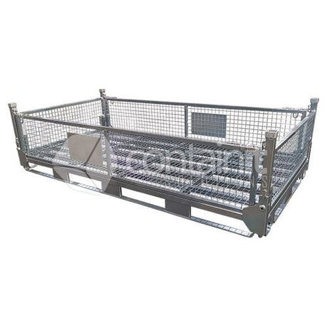 Double Collapsible Pallet Cage Half Height - Containit Solutions