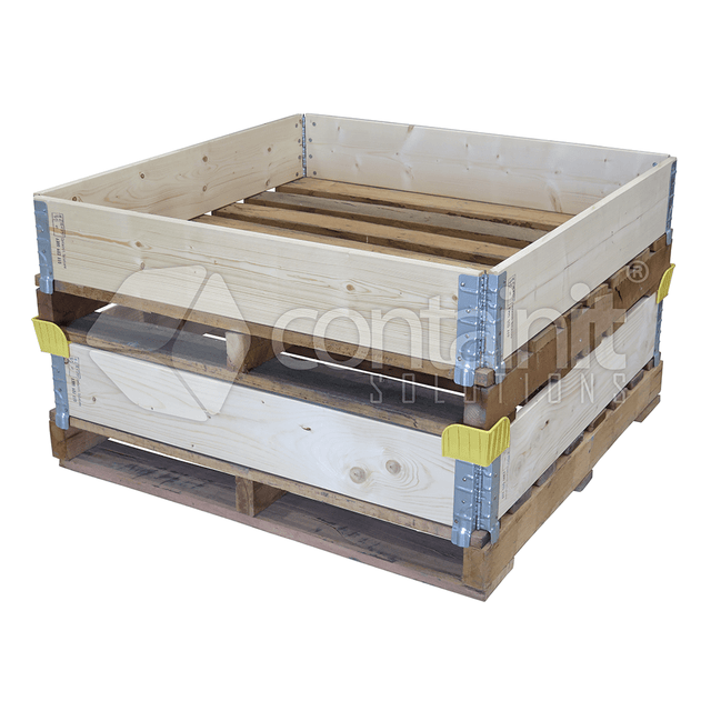 Timber Pallet Retainer Accessories - Blue Plastic A5 Manifest Sleeve - Containit Solutions