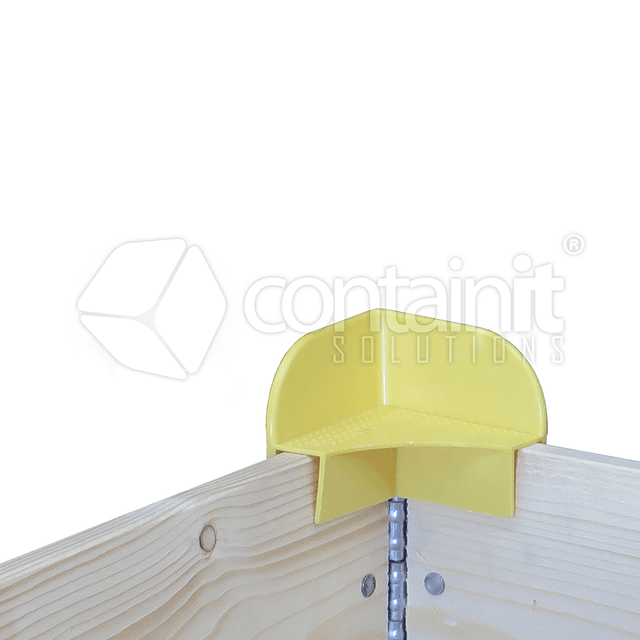 Timber Pallet Retainer Accessories - Plastic Stacking Corners (Set of 4) - Containit Solutions