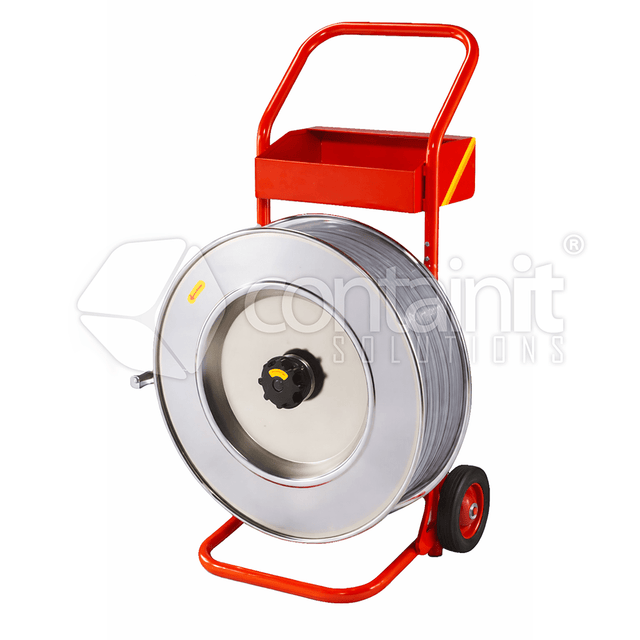 Cordless Strapping Machine & Dispenser - PET Strapping Dispenser - Containit Solutions