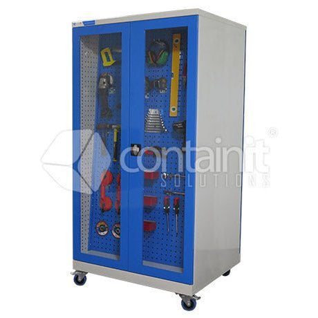 Storeman Flight Line Storage Cabinets - 1010 Double Sided Flight Line Cabinet - Containit Solutions