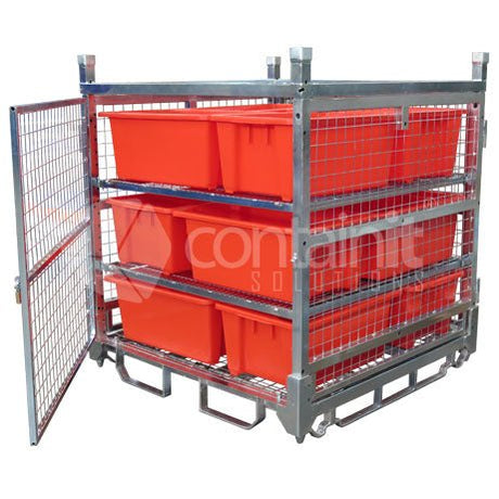 1290 Stackable Logistics & Storage Cage - Containit Solutions