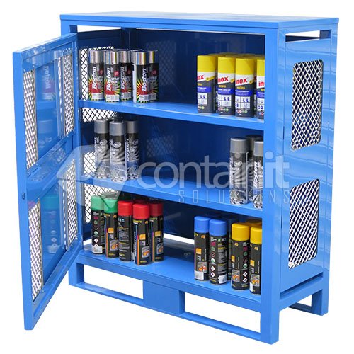 Aerosol Can Storage Cabinets - 180 Can Storage - Containit Solutions