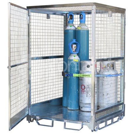 Gas Cylinder Transport Cages - 1800 Gas Cylinder Transport Cage - Containit Solutions